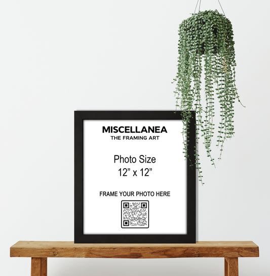 Black Frame 12x12