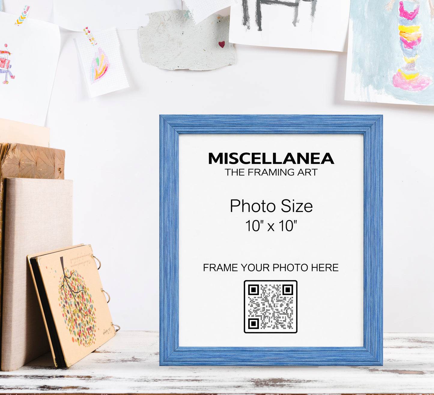 Blue Frame 10x10