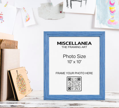 Blue Frame 10x10