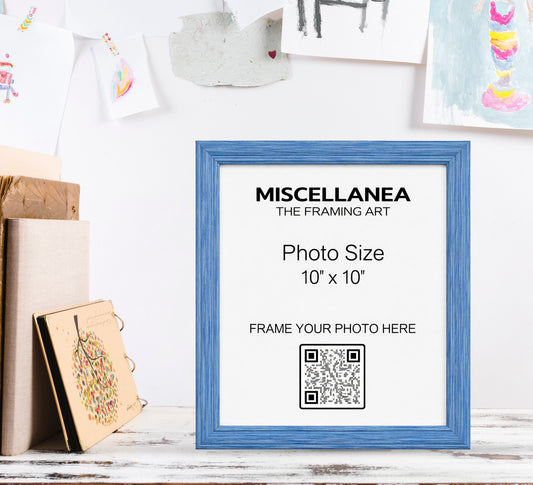Blue Frame 10x10