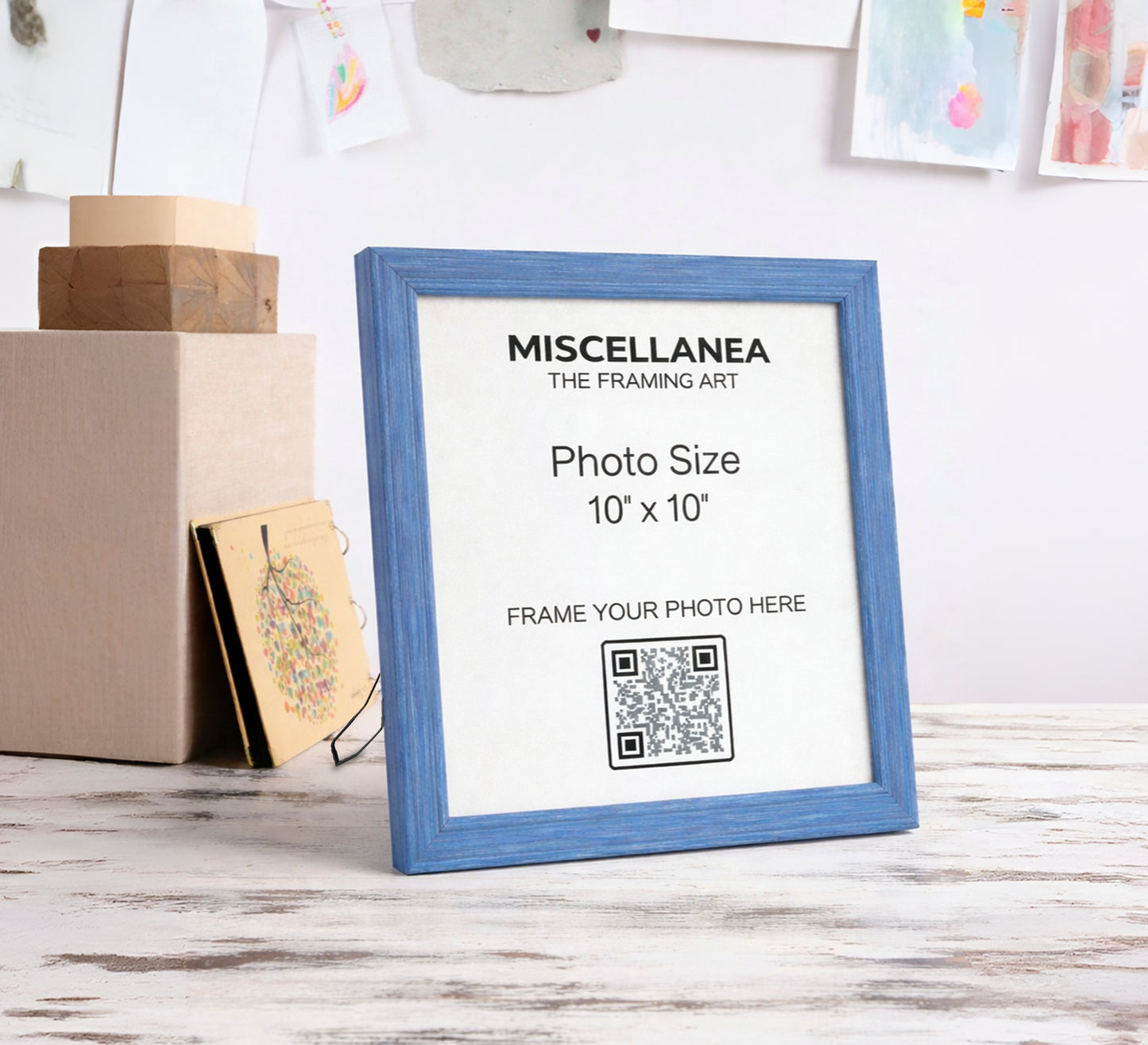 Blue Frame 10x10