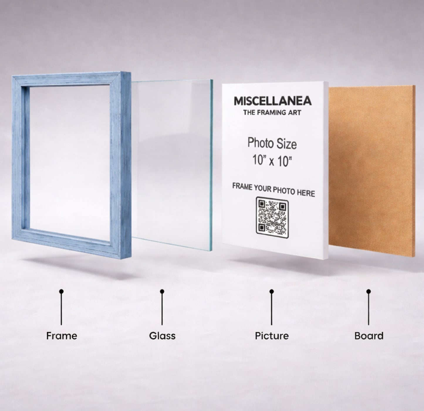 Blue Frame 10x10