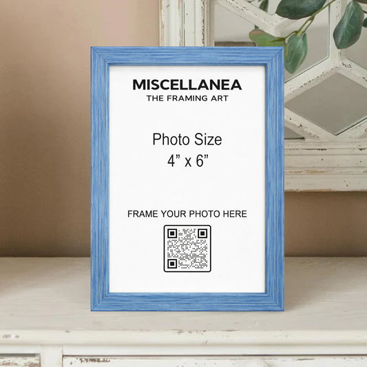 Blue Frame 4x6