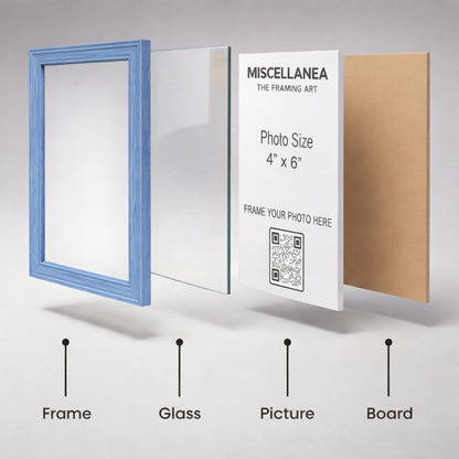 Blue Frame 4x6