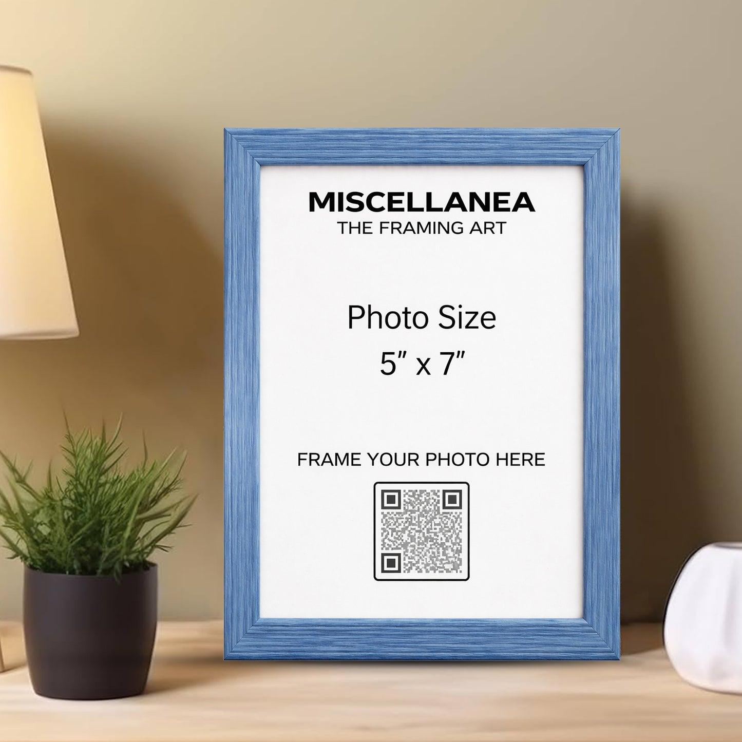 Blue Frame 5x7