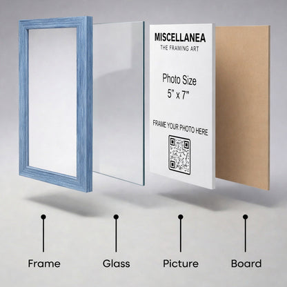 Blue Frame 5x7