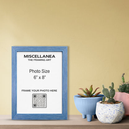 Blue Frame 6x8