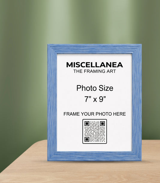Blue Frame 7x9