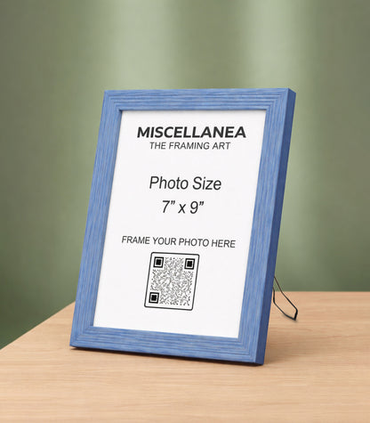 Blue Frame 7x9