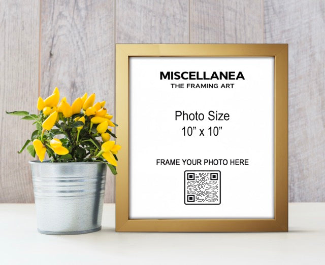 Gold Frame 10x10