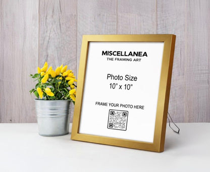 Gold Frame 10x10