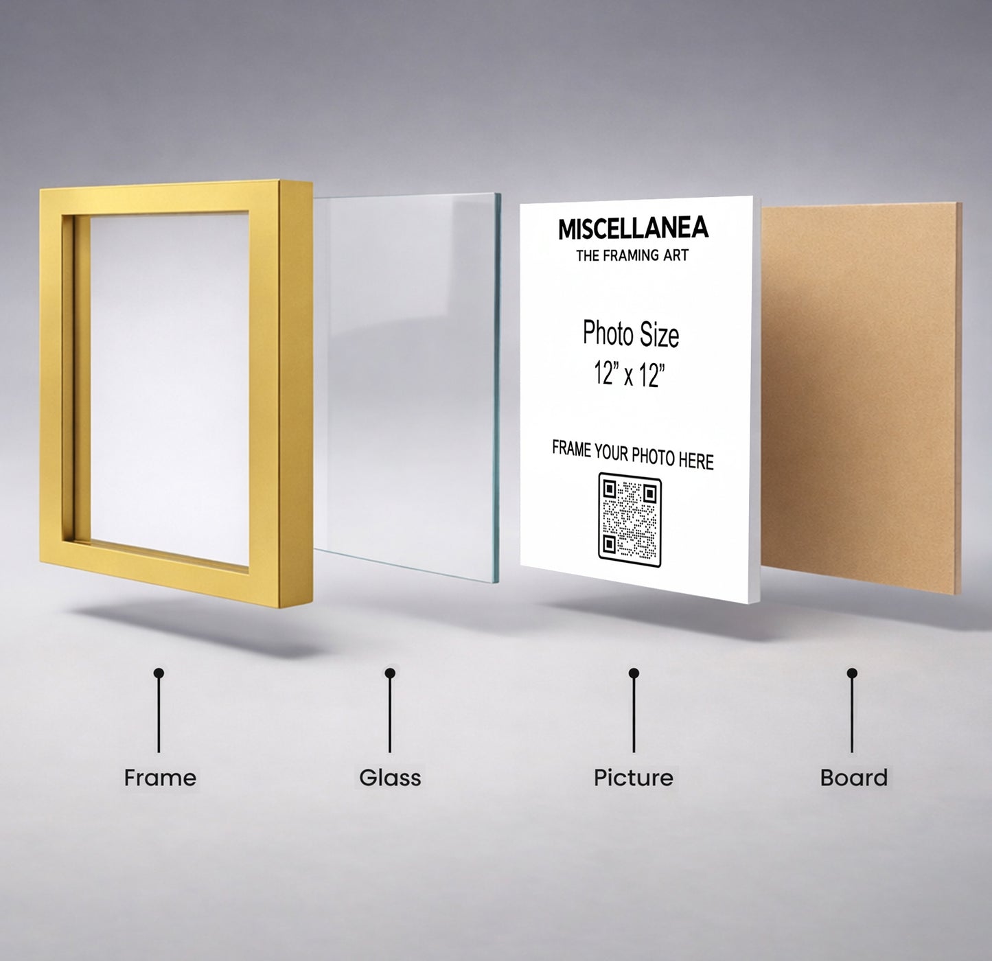Gold Frame 12x12