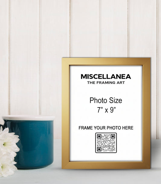 Gold Frame 7x9