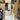 Gold Floor standing mirror
