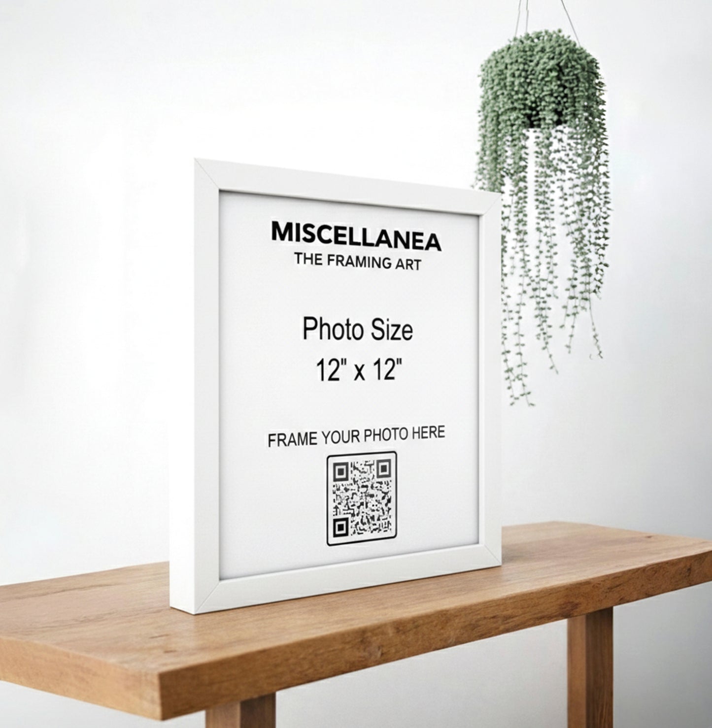 White Frame 12x12