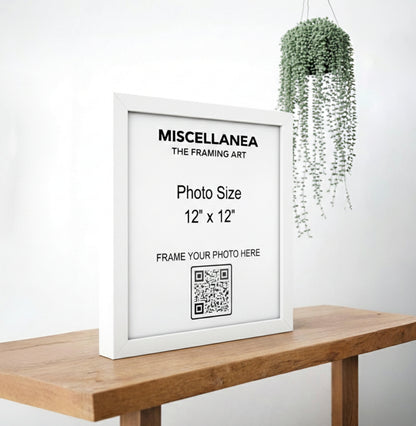White Frame 12x12