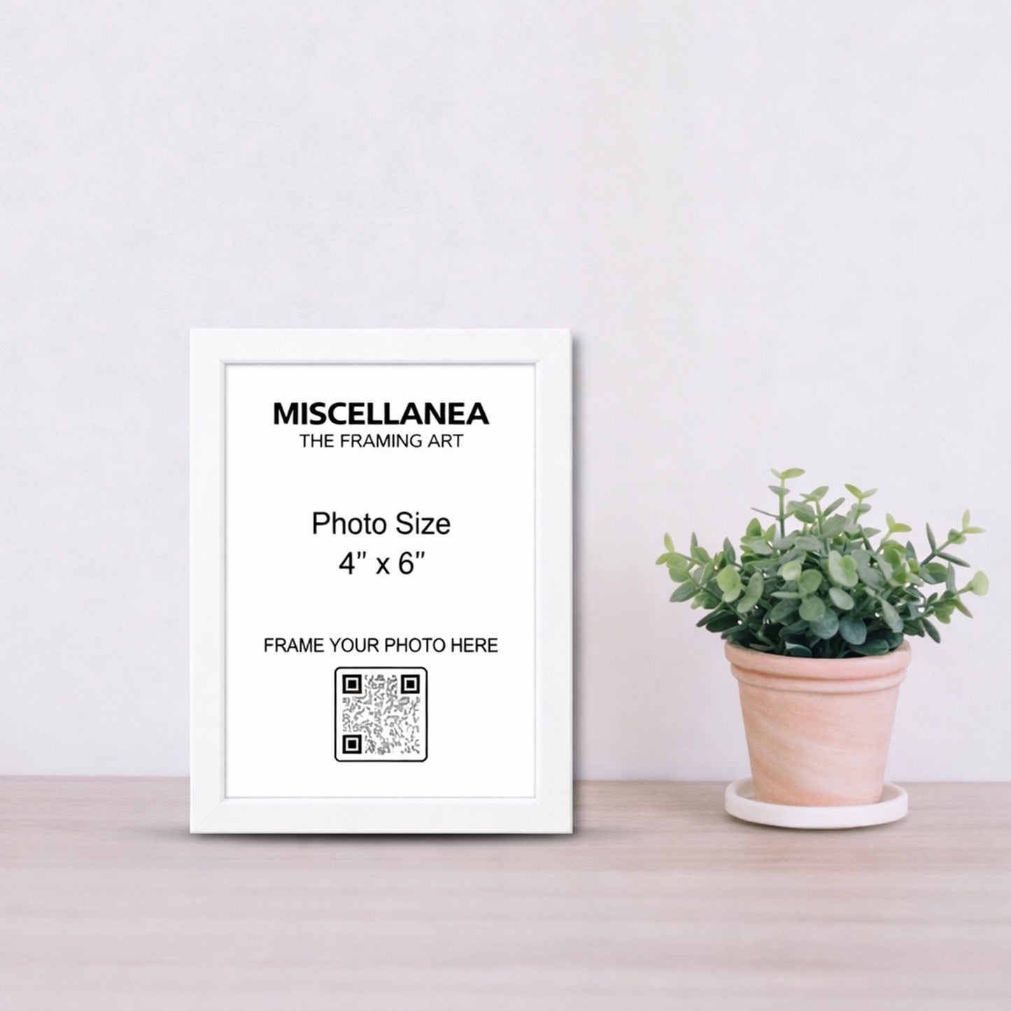 White Frame 4x6