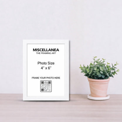 White Frame 4x6
