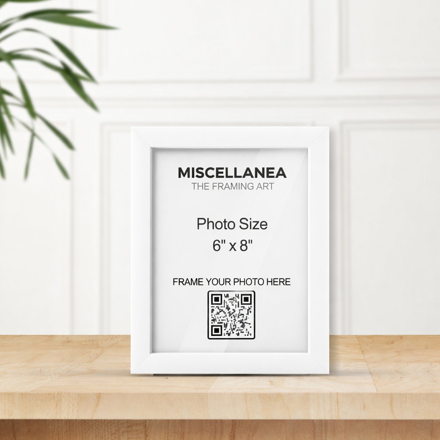 White Frame 6x8