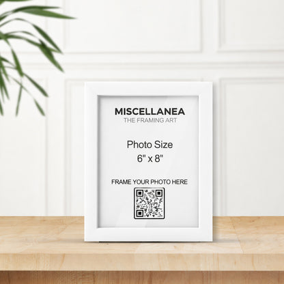White Frame 6x8