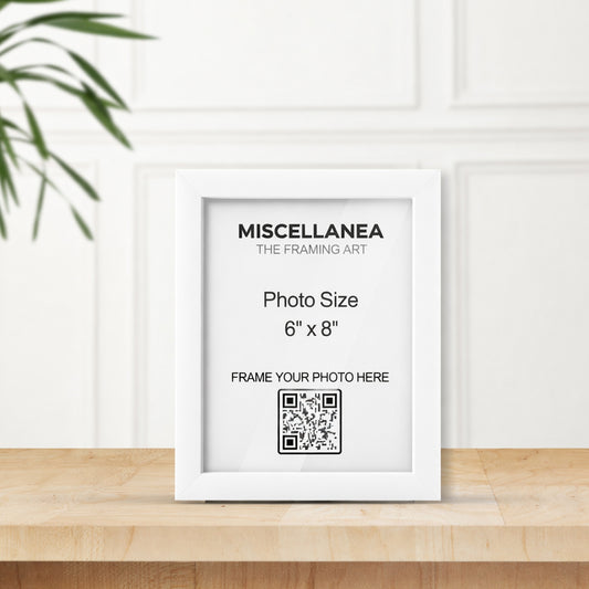 White Frame 6x8