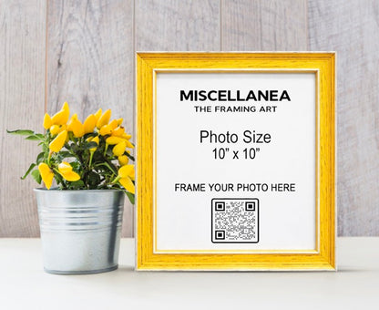 Yellow Frame 10x10