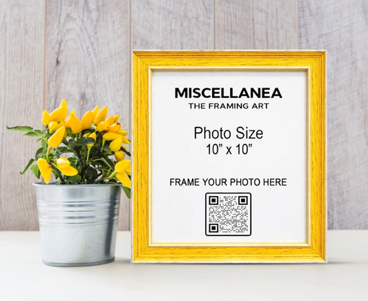Yellow Frame 10x10
