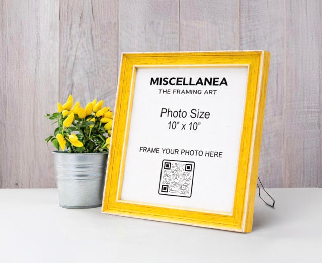 Yellow Frame 10x10
