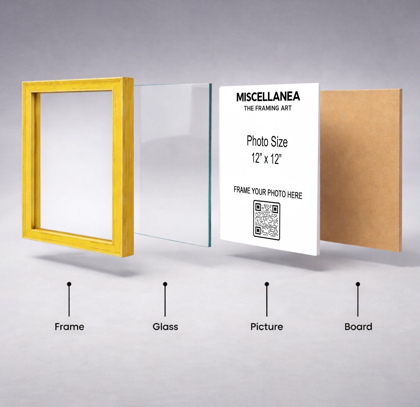 Yellow Frame 12x12