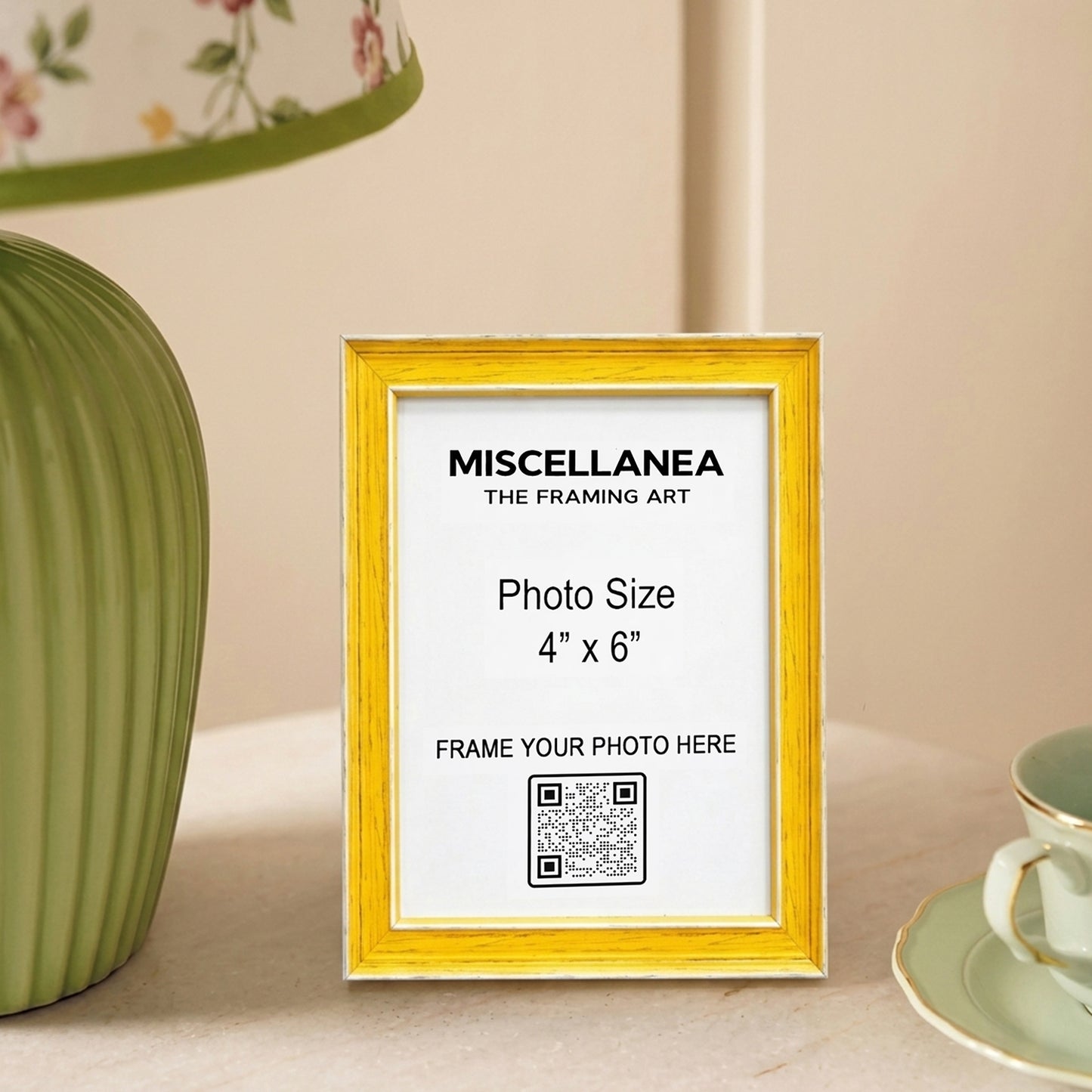 Yellow Frame 4x6