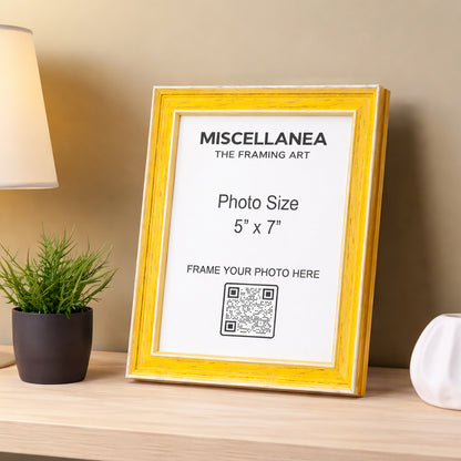 Yellow Frame 5x7